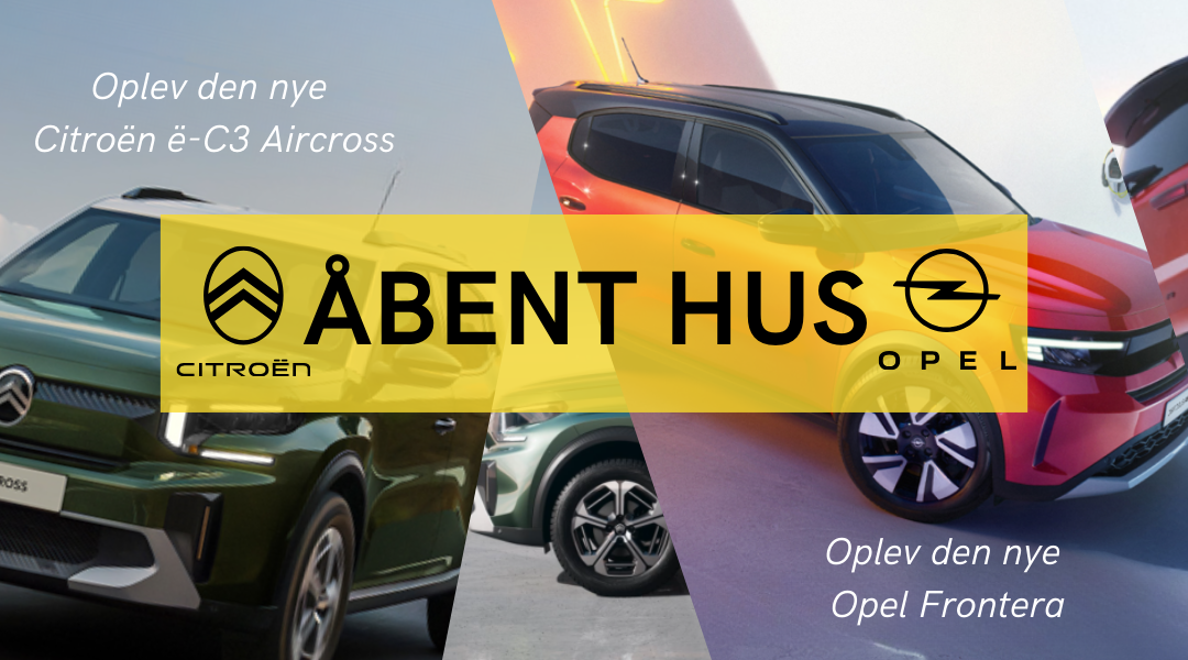 åbent hus banner