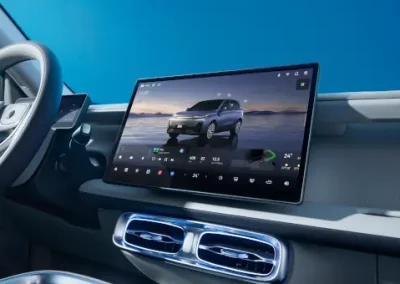 Leapmotor - infotainmentskærm - detaljebillede