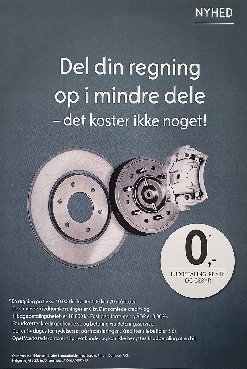 værkstedskonto